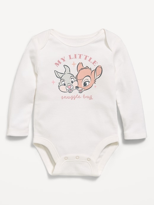 Image number 1 showing, Disney© Short-Sleeve Graphic Bodysuit for Baby
