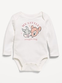Image number 1 showing, Disney© Short-Sleeve Graphic Bodysuit for Baby