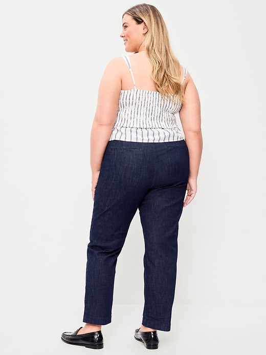 Image number 9 showing, High-Waisted Pixie Straight Pants
