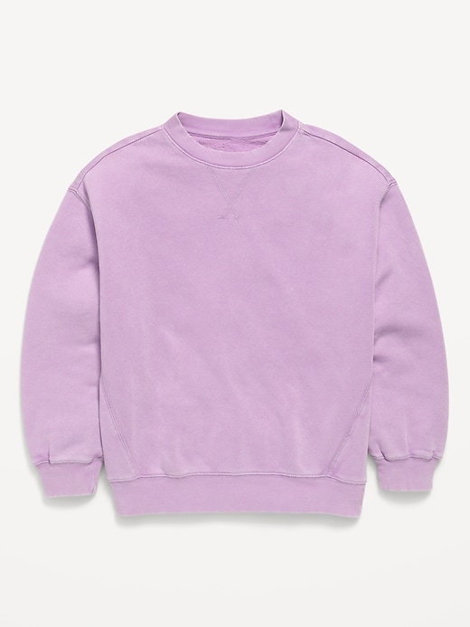 Image number 1 showing, Oversized Fleece Sweatshirt for Boys