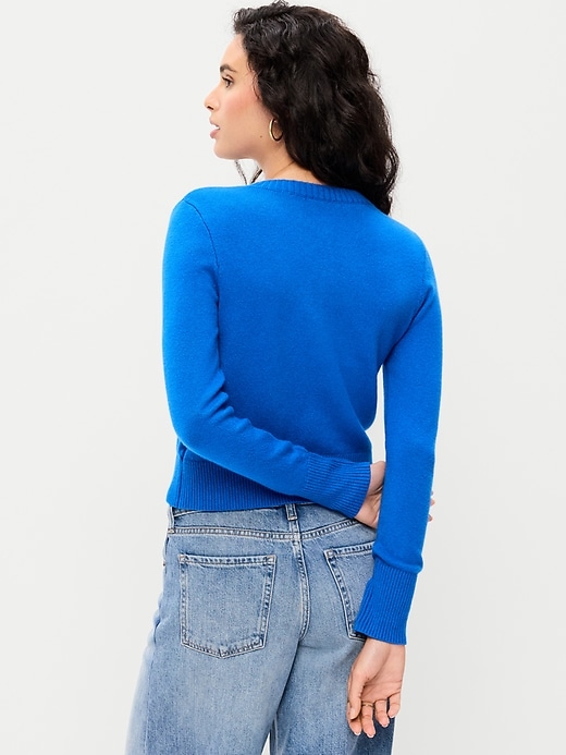 Image number 2 showing, SoSoft Lite Cropped Crew-Neck Cardigan