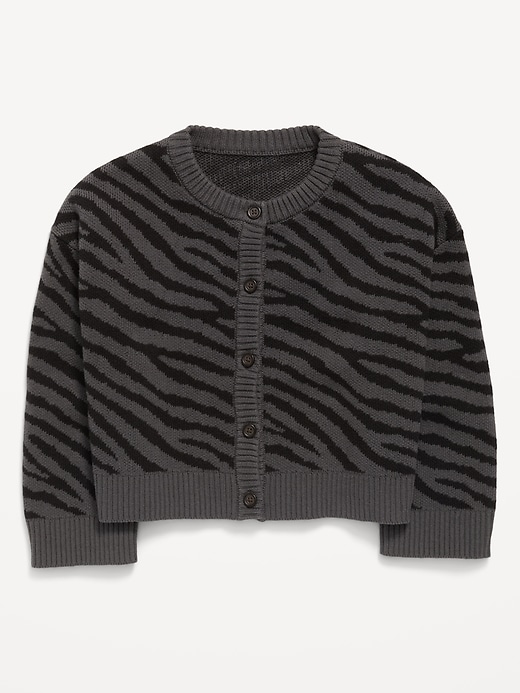 L'image numéro 2 présente Cardigan douillet à devant boutonné pour fille