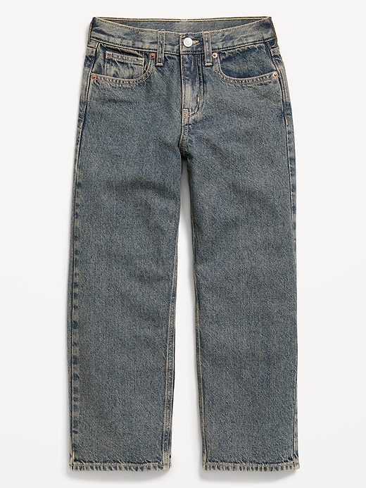 Image number 1 showing, Baggy Non-Stretch Jeans for Boys