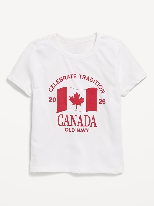 Image number 1 showing, Short-Sleeve Graphic T-Shirt for Girls