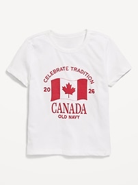 Image number 1 showing, Short-Sleeve Graphic T-Shirt for Girls