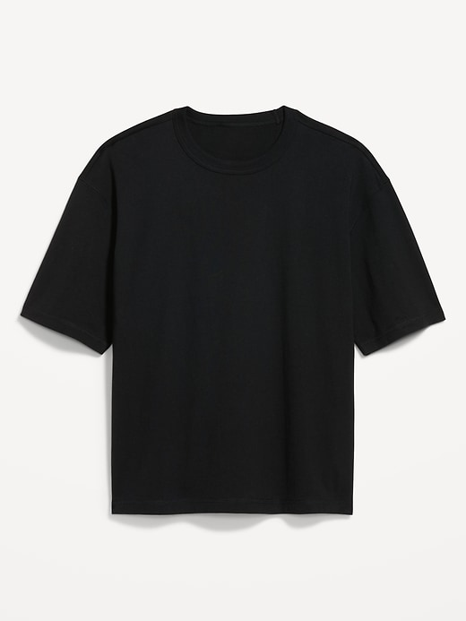 Image number 2 showing, Garment-Dyed Heavyweight Cropped T-Shirt
