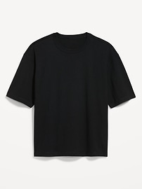Image number 1 showing, Garment-Dyed Heavyweight Cropped T-Shirt