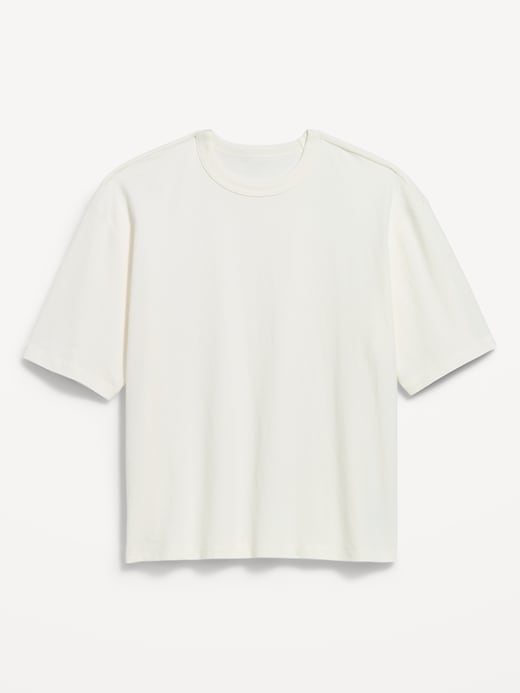 Image number 2 showing, Garment-Dyed Heavyweight Cropped T-Shirt