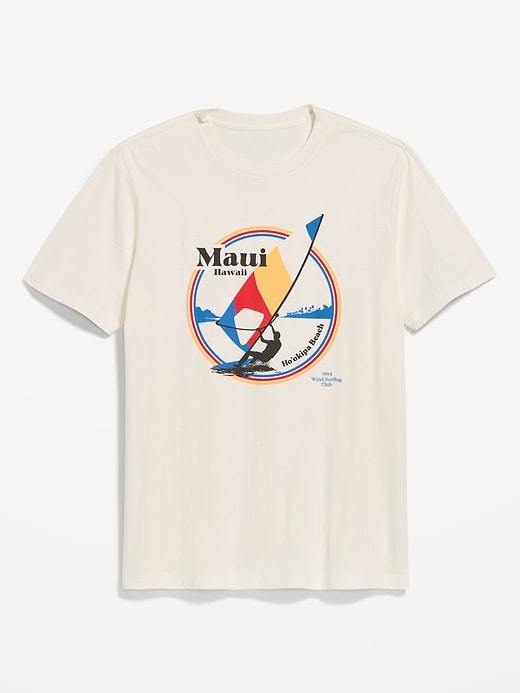 Image number 1 showing, Soft-Washed Crew-Neck Graphic T-Shirt