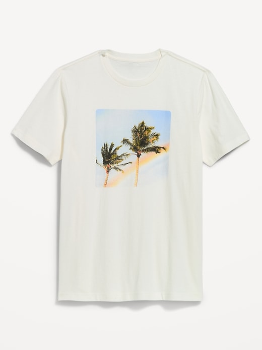 Image number 1 showing, Soft-Washed Crew-Neck Graphic T-Shirt