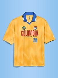 Image number 1 showing, FIFA World Cup 26™ Colombia Lifestyle Collared Jersey T-Shirt for Men