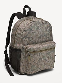 Image number 1 showing, Camo Canvas Backpack for Boys