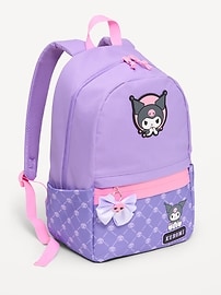 Image number 1 showing, Kuromi™ Canvas Backpack for Girls