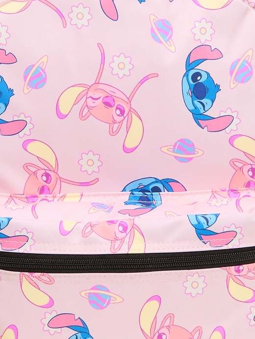 Image number 2 showing, Disney© Stitch and Angel Canvas Backpack for Girls