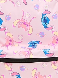 Image number 2 showing, Disney© Stitch and Angel Canvas Backpack for Girls