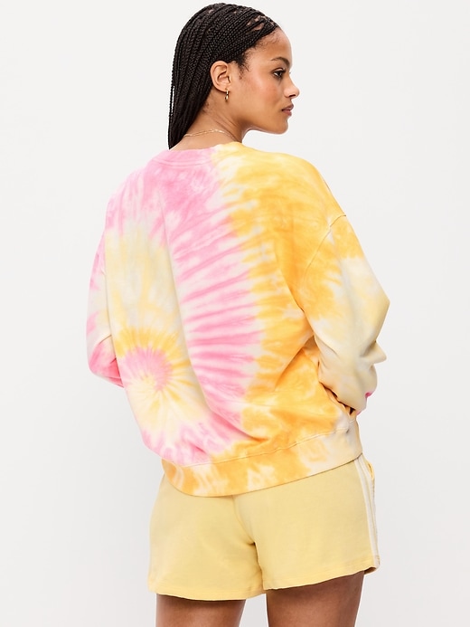 Image number 2 showing, Oversized Crew-Neck Sweatshirt