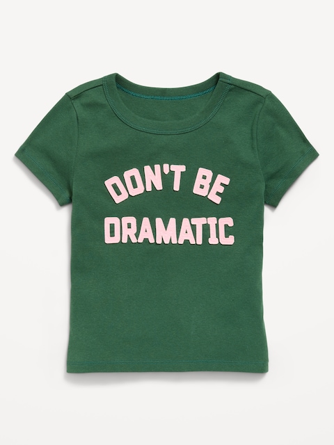 Fitted Short-Sleeve T-Shirt for Girls