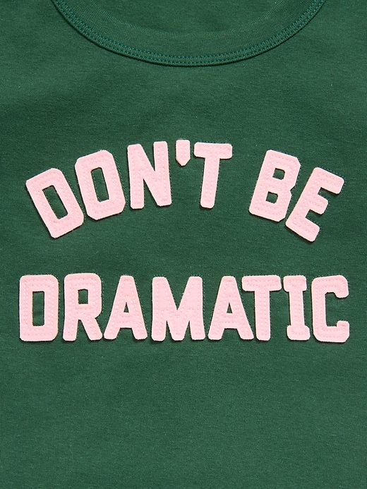 Image number 2 showing, Fitted Short-Sleeve T-Shirt for Girls