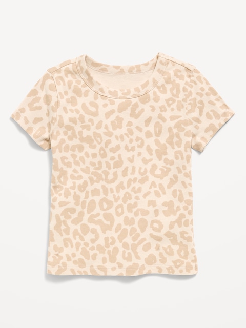 Fitted Short-Sleeve T-Shirt for Girls