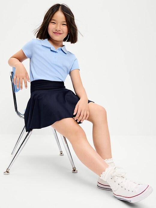 L'image numéro 3 présente Jupe-short à taille haute PowerSoft pour fille
