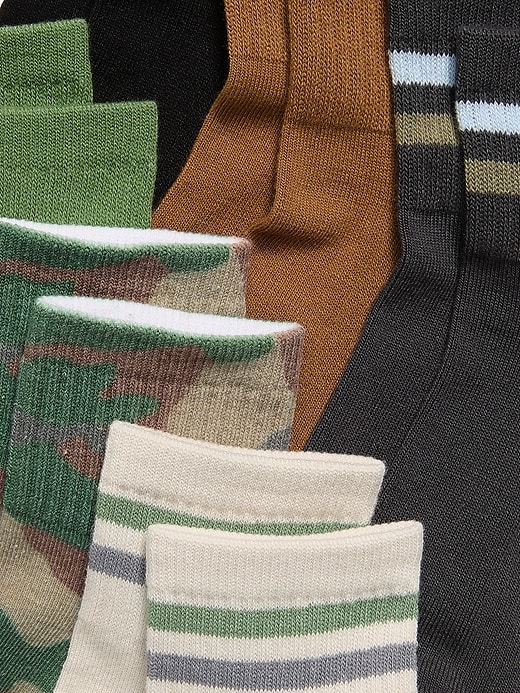 Image number 2 showing, Crew Socks 6-Pack for Boys