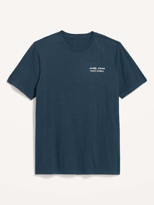 Image number 1 showing, Soft-Washed Crew-Neck Graphic T-Shirt