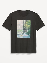 Image number 1 showing, Soft-Washed Crew-Neck Graphic T-Shirt