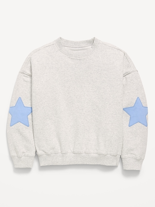 Image number 1 showing, Favorite Fleece Oversized Tunic Sweatshirt for Girls