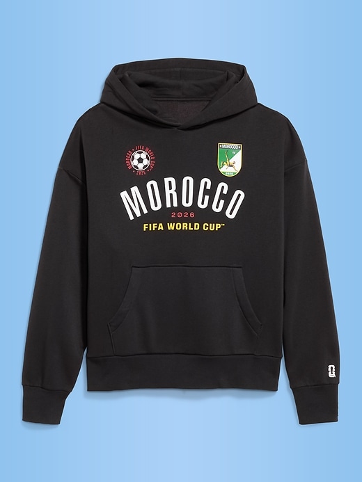 Image number 1 showing, FIFA World Cup 26™ Morocco Oversized Pullover Hoodie for Men
