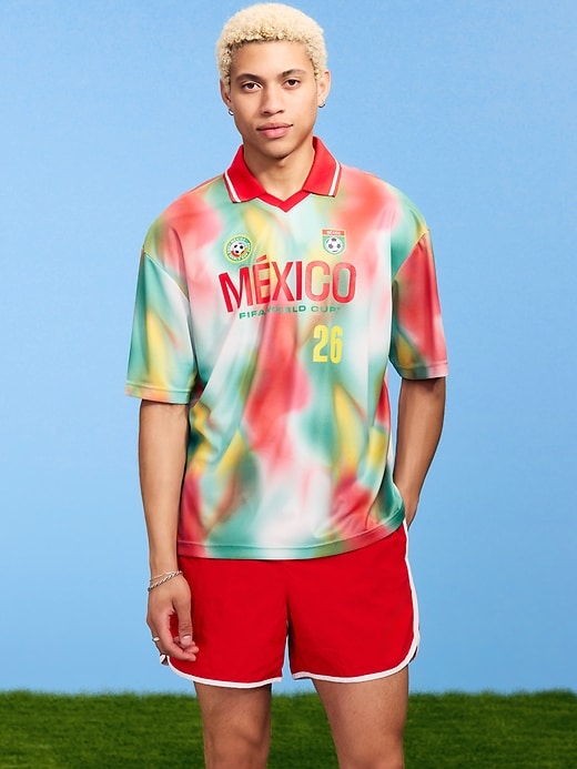 Image number 1 showing, FIFA World Cup 26™ Mexico Lifestyle Collared Jersey T-Shirt for Men