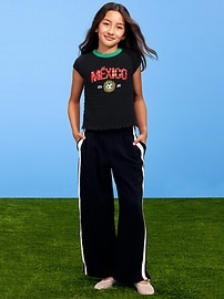 Image number 1 showing, FIFA World Cup 26™ Mexico Smocked Graphic T-Shirt for Girls