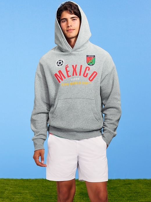 Image number 1 showing, FIFA World Cup 26™ Mexico Oversized Pullover Hoodie for Men