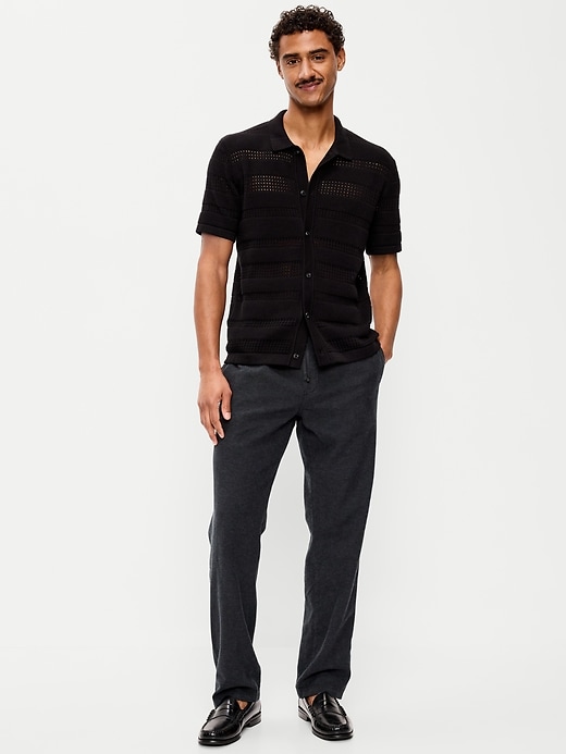 Image number 1 showing, 90's Straight-Fit Linen-Blend Pants