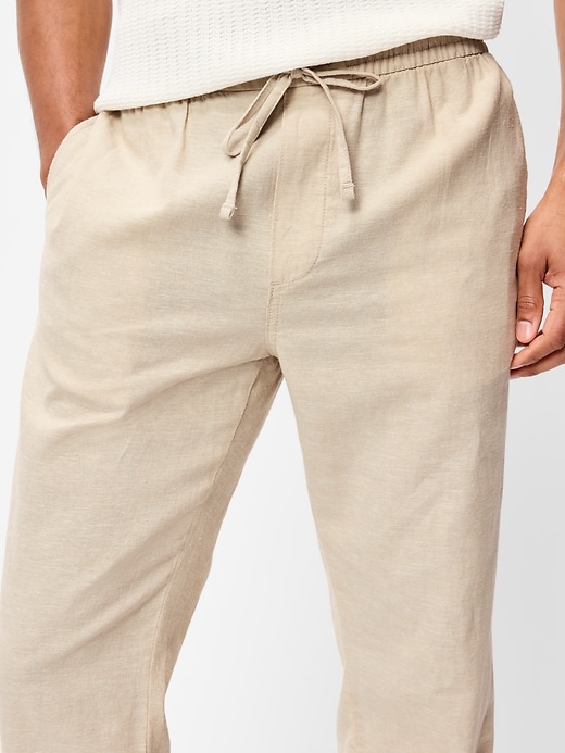 Image number 4 showing, 90's Straight-Fit Linen-Blend Pants