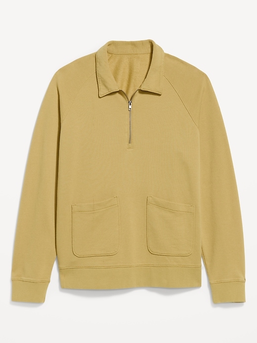 Image number 4 showing, Collared Fleece Chore Pullover