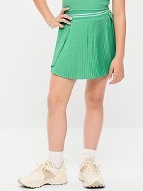 Image number 1 showing, High-Waisted Micro-Pleated Skort for Girls