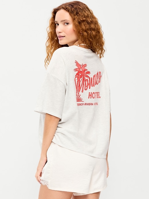 Image number 2 showing, Short-Sleeve Loose Graphic T-Shirt
