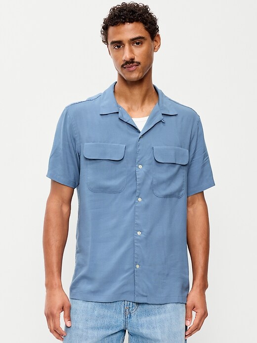 Image number 1 showing, Short-Sleeve Camp Shirt