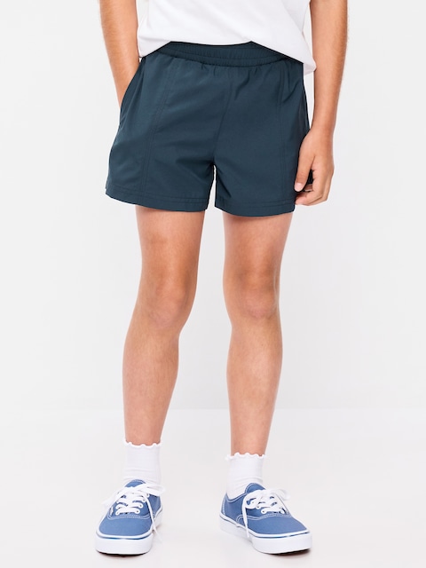 High-Waisted StretchTech Performance Shorts for Girls