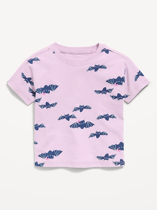 Image number 1 showing, Printed Short-Sleeve T-Shirt for Toddler Girls