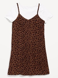 Image number 3 showing, Short-Sleeve T-Shirt and Dress Set for Girls