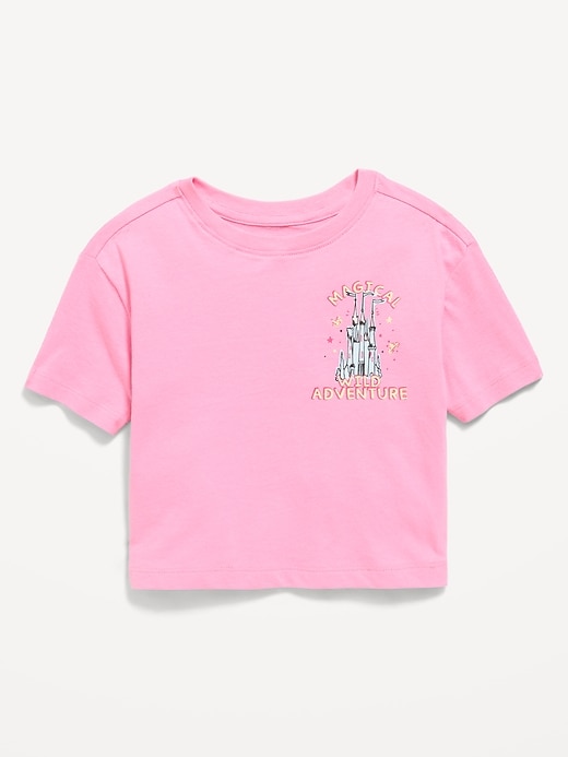 Image number 1 showing, Disney© Princess Oversized Boxy Graphic T-Shirt for Toddler Girls