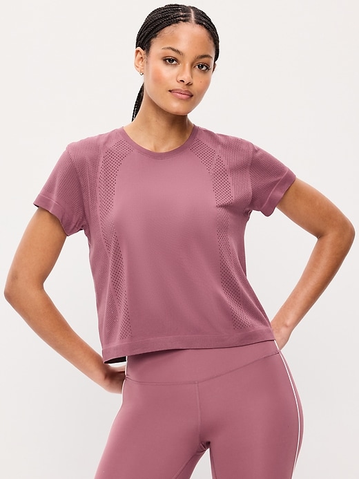 Image number 1 showing, Fluid Seamless Loose T-Shirt