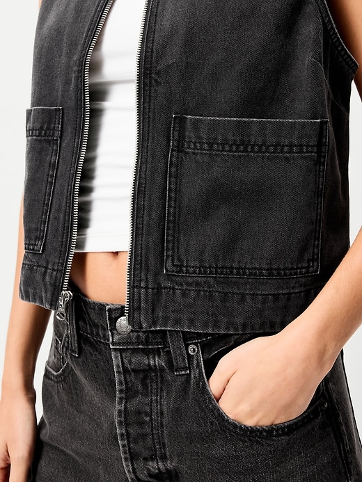 Image number 4 showing, Zip-Front Utility Vest