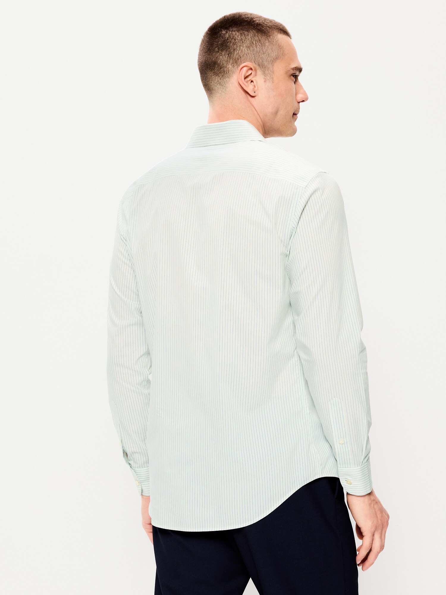 slim fit pro signature performance dress shirt Slim Fit Pro Signature Performance Dress Shirt Tonal Stripe | Delivery Near Me
