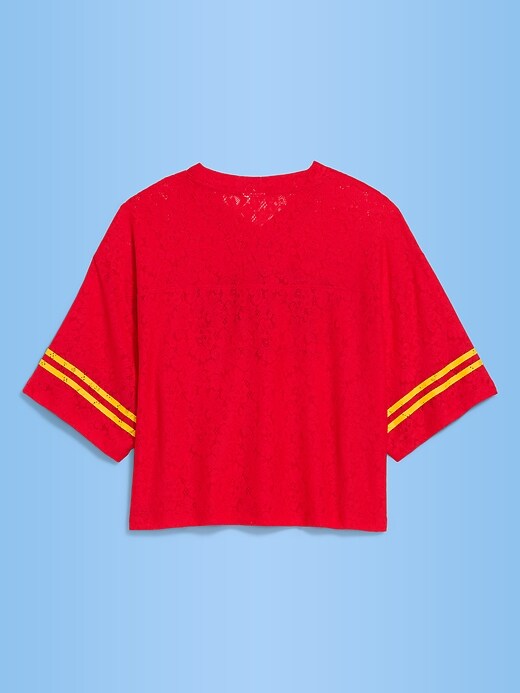 L'image numéro 2 présente T-shirt droit à encolure en V à dentelle Coupe du monde de la FIFA 26™, Espagne pour femme