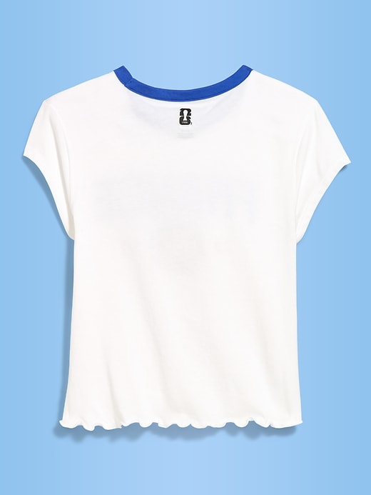 L'image numéro 2 présente T-shirt smocké à imprimé de la Coupe du Monde de la FIFA 26™, France pour femme