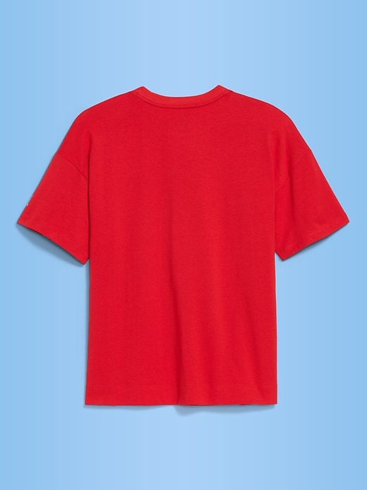 L'image numéro 2 présente T-shirt rétro encolure ras du cou Coupe du Monde de la FIFA 2026™, Korea Republic pour femme