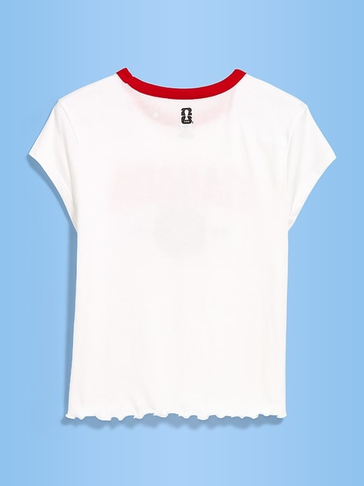 L'image numéro 2 présente T-shirt smocké à imprimé de la Coupe du Monde de la FIFA 26™, Canada pour femme