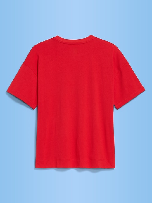 L'image numéro 2 présente T-shirt rétro encolure ras du cou Coupe du Monde de la FIFA 26™, Maroc pour femme